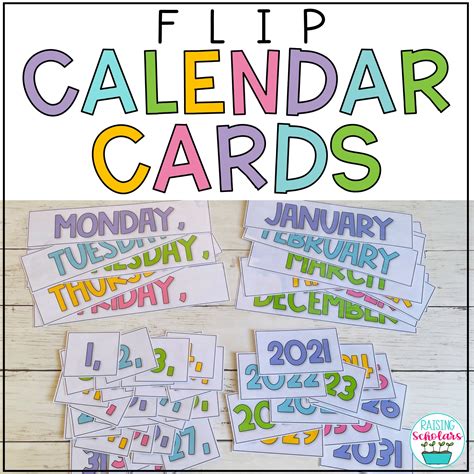 Flip Calendar Templates