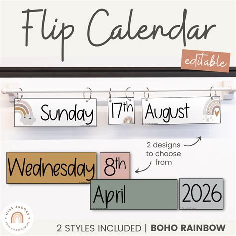 Flip Calendar Themes