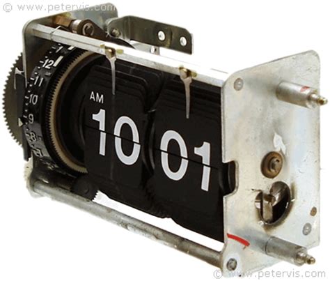 Flip clock mechanisms