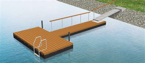 Floating dock platform 9