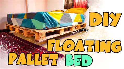 Floating pallet bed