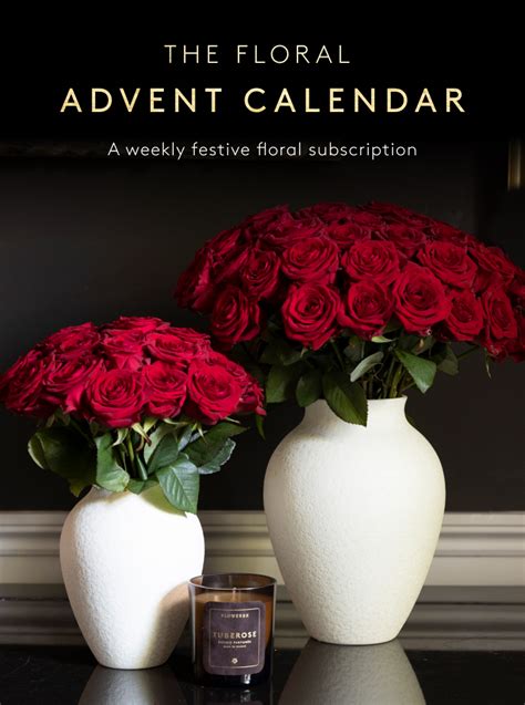 Floral Advent Calendars for Holidays