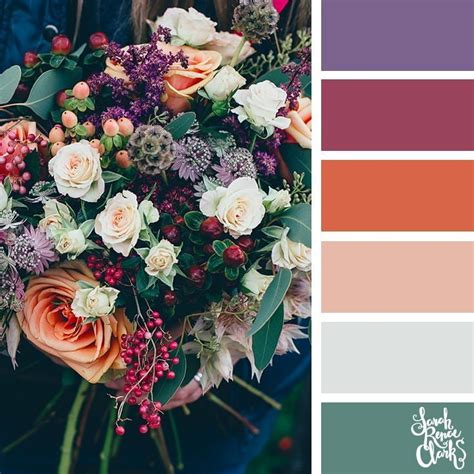 Floral Design Color Palette Inspiration