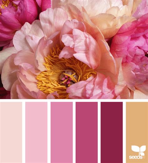 Flower color palette inspiration