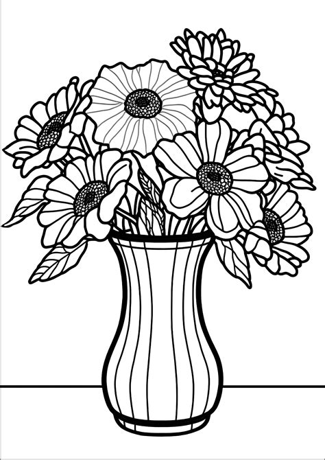 Find inspiration for your flower coloring pages