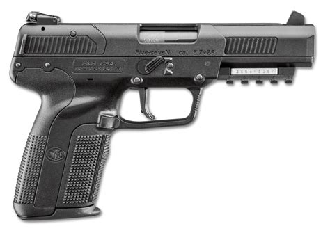 The FN Five-Seven pistol features a unique design and impressive performance