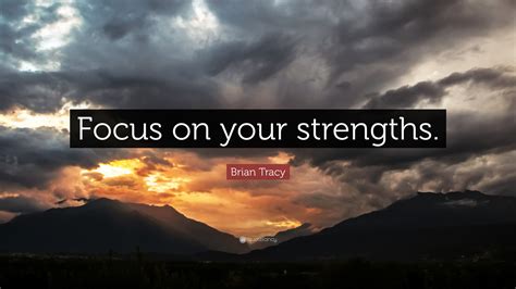 Focusing on your strengths