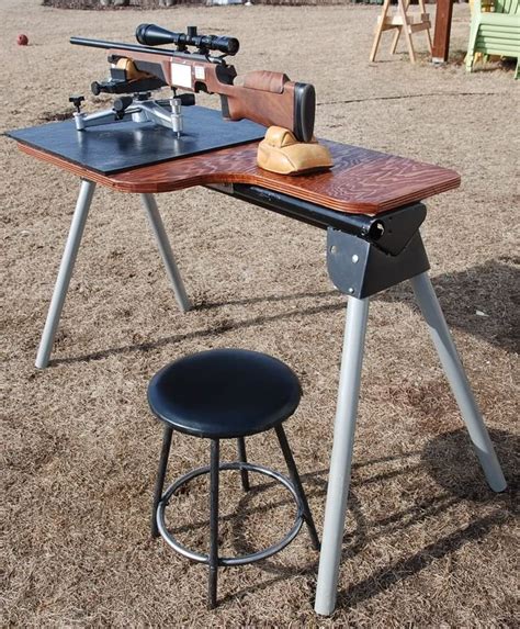 Folding Shooting Table with Adjustable Height