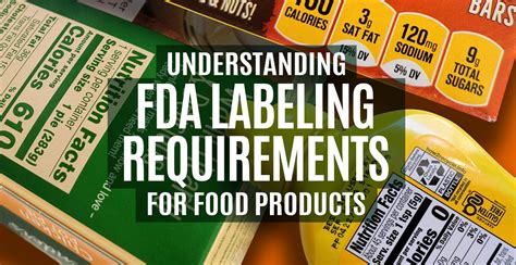 Food labeling requirements