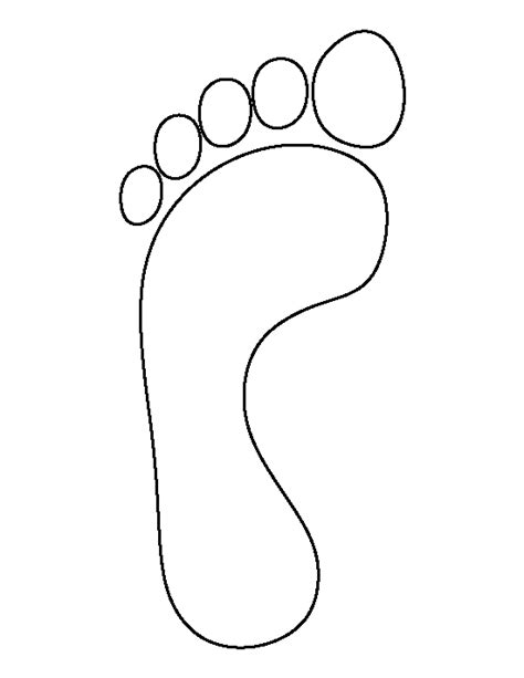 Variety of footprint template designs