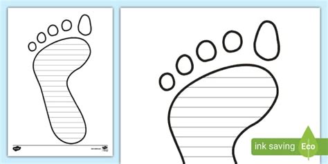 Educational uses of footprint templates