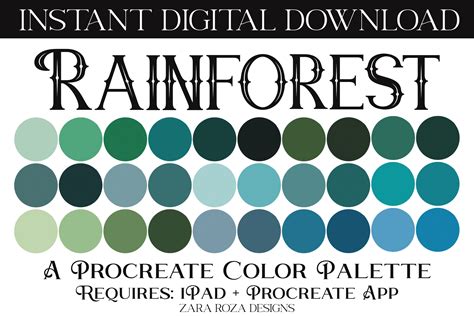 Forest color palette 1