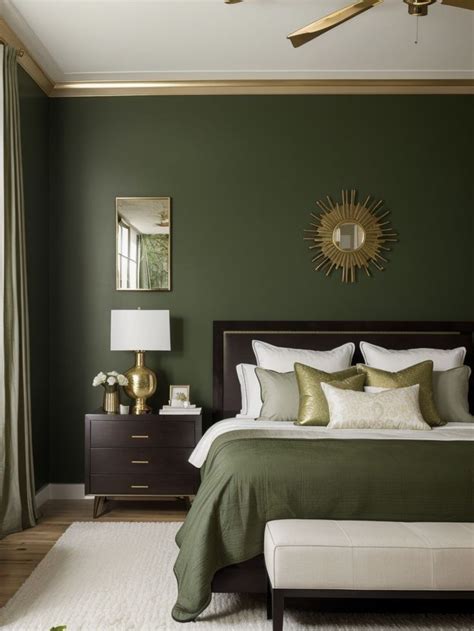 Forest Green Accent Wall