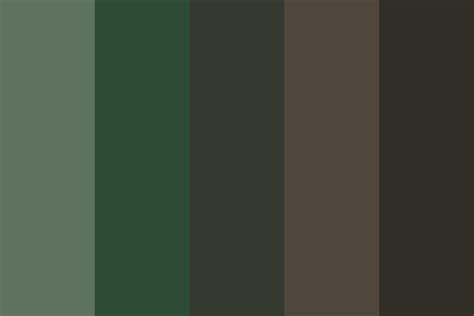 Forest Green And Brown Color Palette Ideas