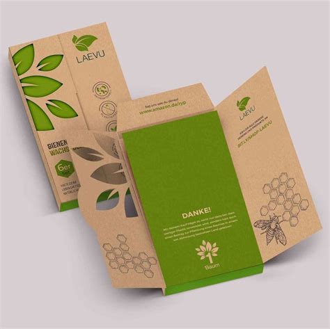 Forest Green And Brown Packaging