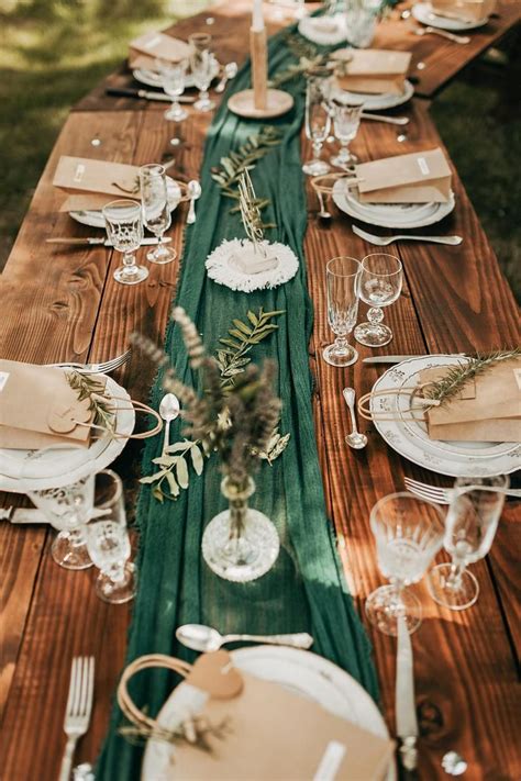 Forest Green Event Design Inspiration