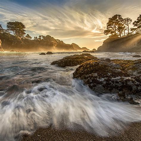 A photographer capturing a scenic view at Fort Bragg