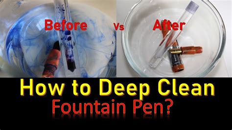 Fountain Pen Ink Maintenance