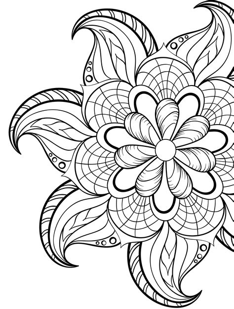 Free Adult Coloring Pages Printable Resources