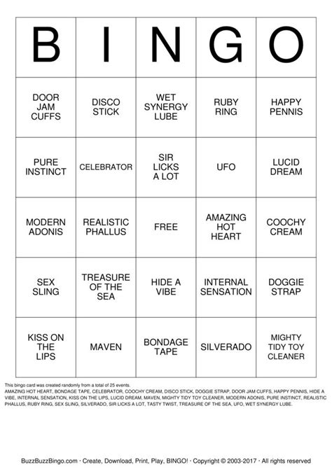 Free Bingo Cards for Adults