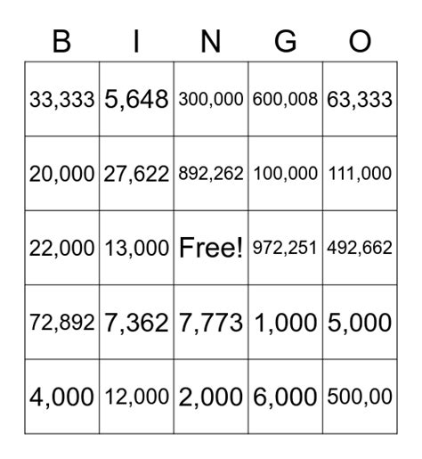 Free Bingo Cards for Events