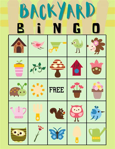 Free Bingo Cards for Kids