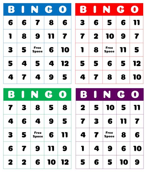 Free Bingo Cards for Parties