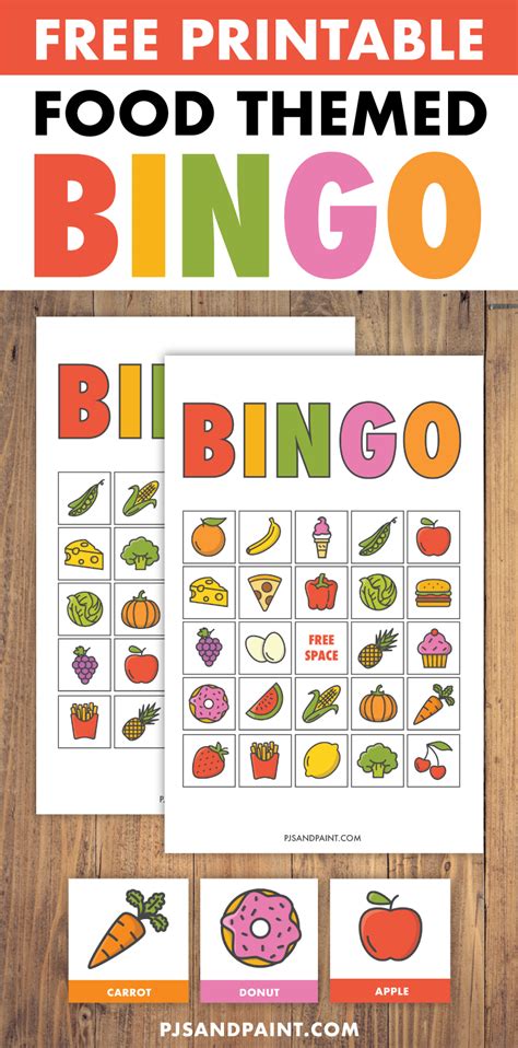 Free Bingo Cards Printable for Kids