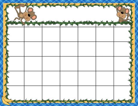 Free calendar templates for students