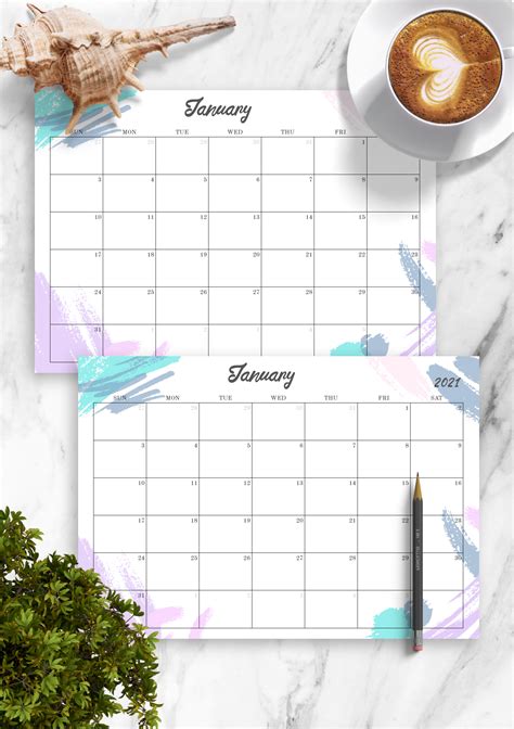 Free Calendars Templates Download Digital