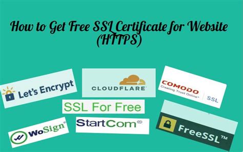 Free Certificate Providers