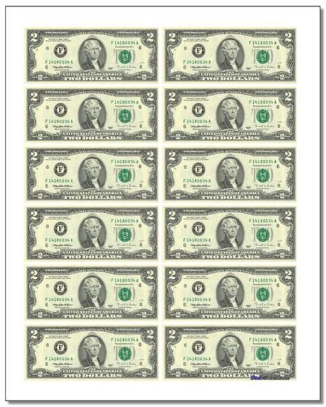 Free money printable templates