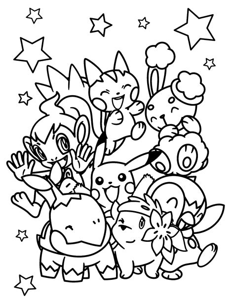 Free Pokémon coloring pages for download