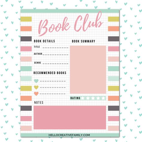 Free Printable Books for Book Clubs