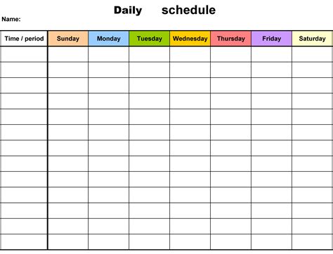 Free Printable Calendars for Daily Use