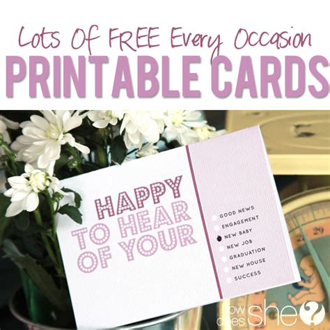 Free Printable Crafts for Special Occasions