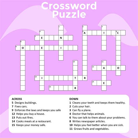 Free Printable Crossword Puzzles