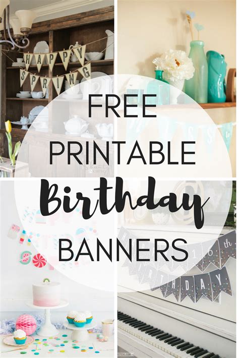 Free Printable Special Banners