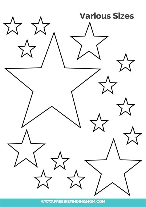 Description of Free Printable Star Templates