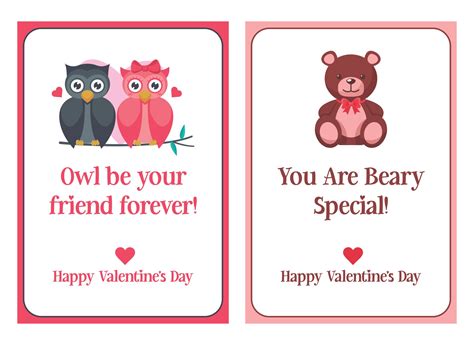 Free Printable Valentine Cards for Friends