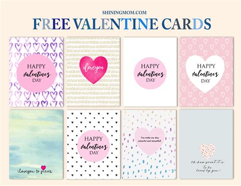 Free Printable Valentine's Cards for Adults