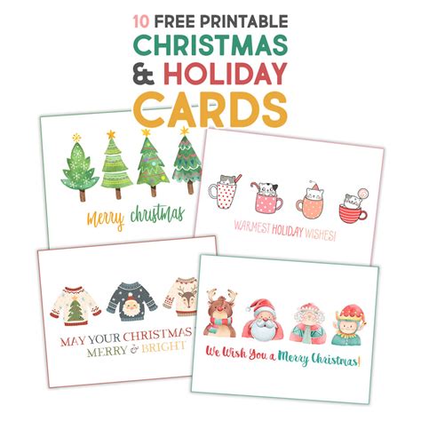 Free Printable Xmas Cards Ideas for Adults