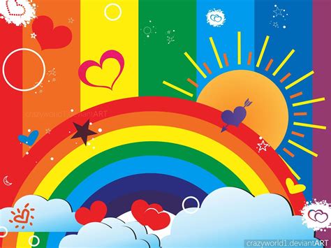 Free Rainbow Art for Adults