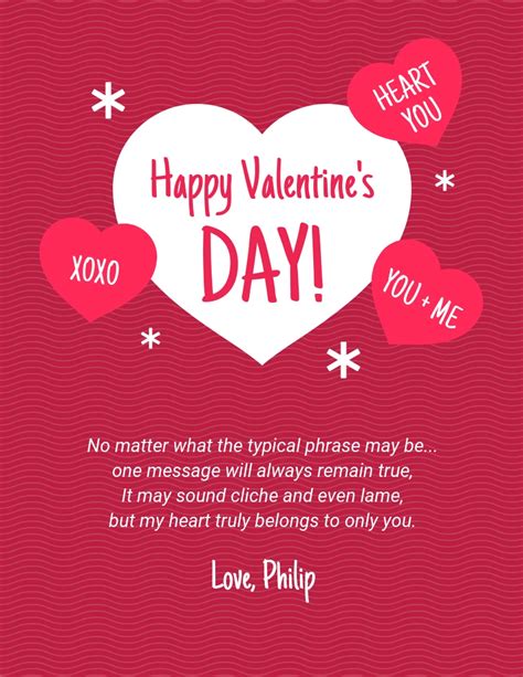 Free Valentine Card Messages