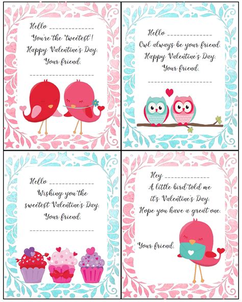 Free Valentine Card Printable Free