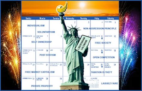 Freedom Calendar Features