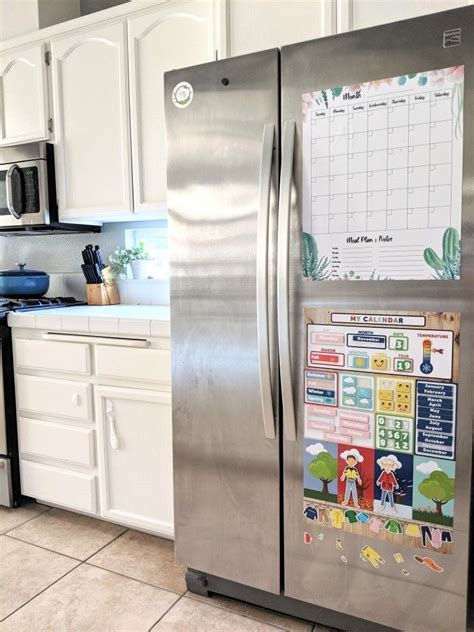 Fridge Calendar Ideas for Kitchen