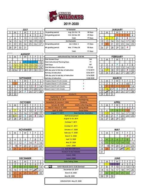 Friendswood ISD Calendar Schedule Image 4