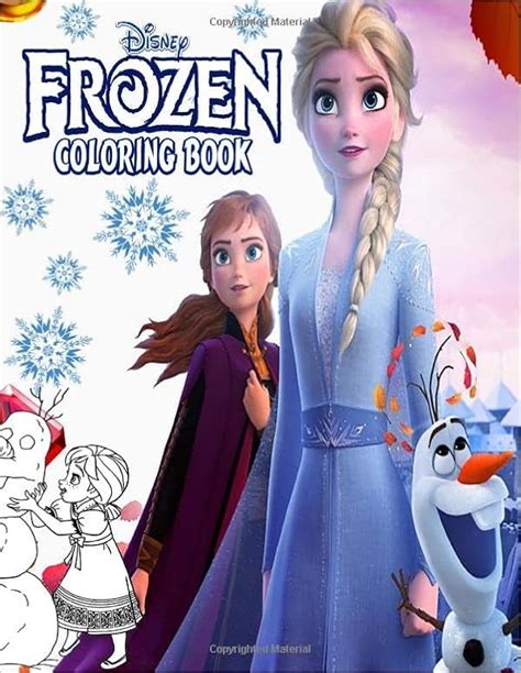 Frozen coloring books for kids and adults