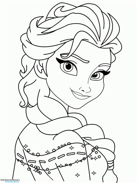 Frozen Printable Coloring Pages